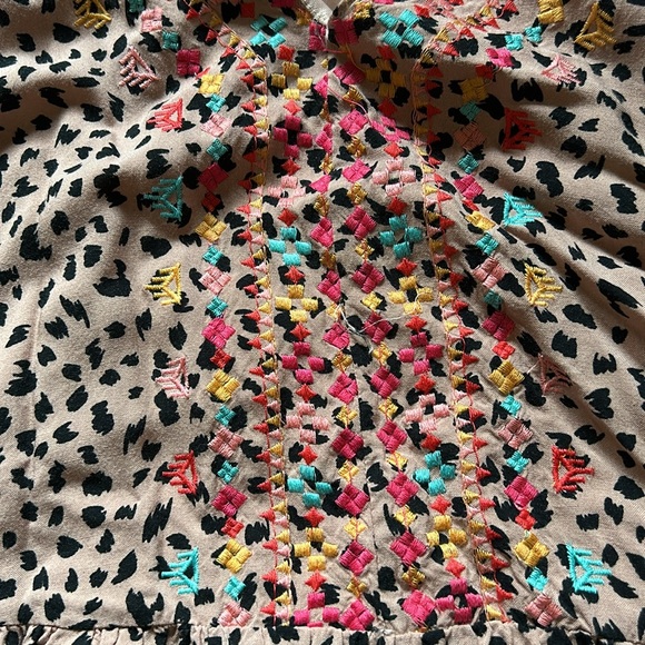 Savanna Jane dress/ tunic top.,Fully lined v-neck length 36” shoulder to hem - Picture 7 of 7